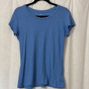Velvet by Graham & Spencer Sky Blue Short Sleeve Tee